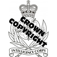 Intelligence Corps Slate Drinks Coaster