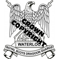 The Royal Scots Dragoon Guards Slate Drinks Coaster